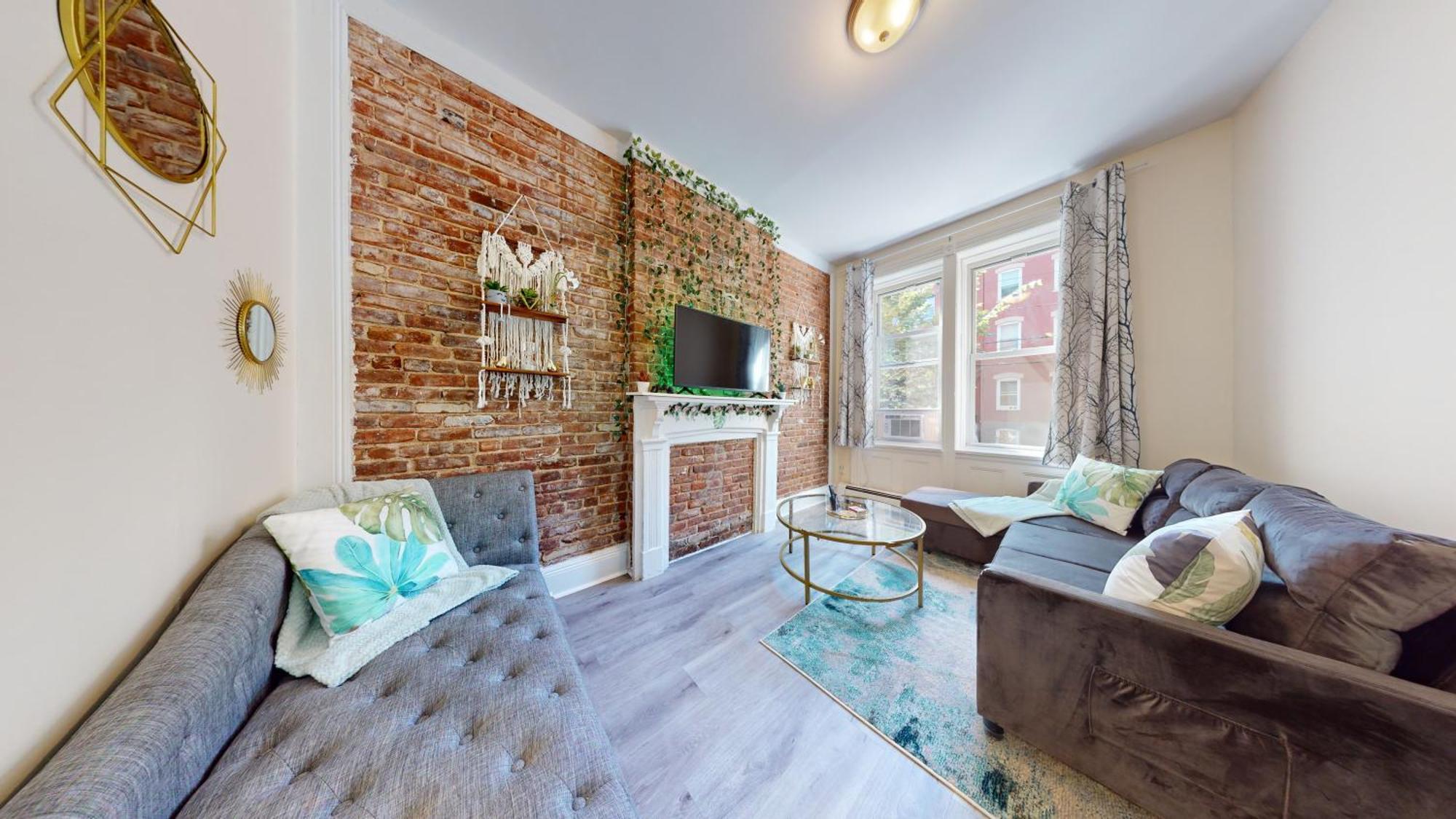 Minutes To Nyc Sleeps 5 Lejlighed Hoboken Eksteriør billede