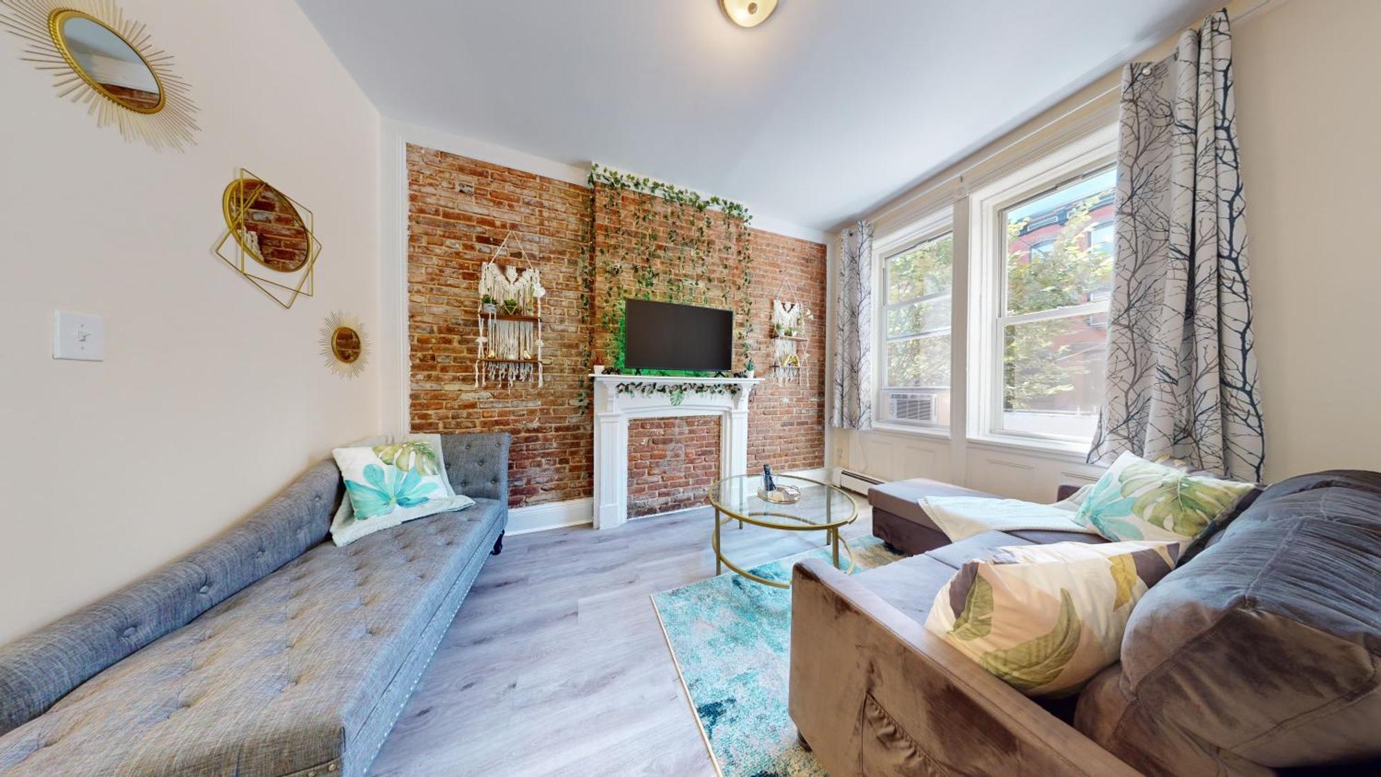 Minutes To Nyc Sleeps 5 Lejlighed Hoboken Eksteriør billede