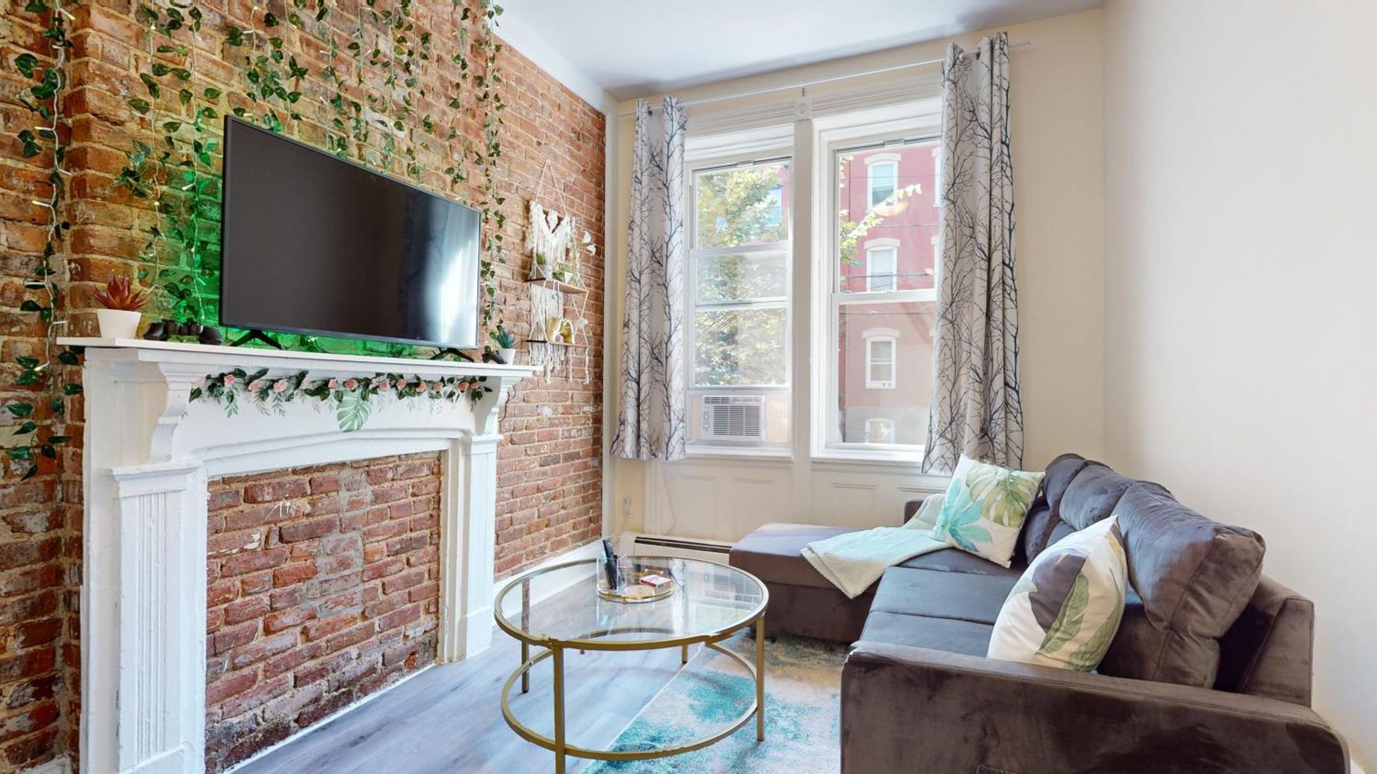 Minutes To Nyc Sleeps 5 Lejlighed Hoboken Eksteriør billede